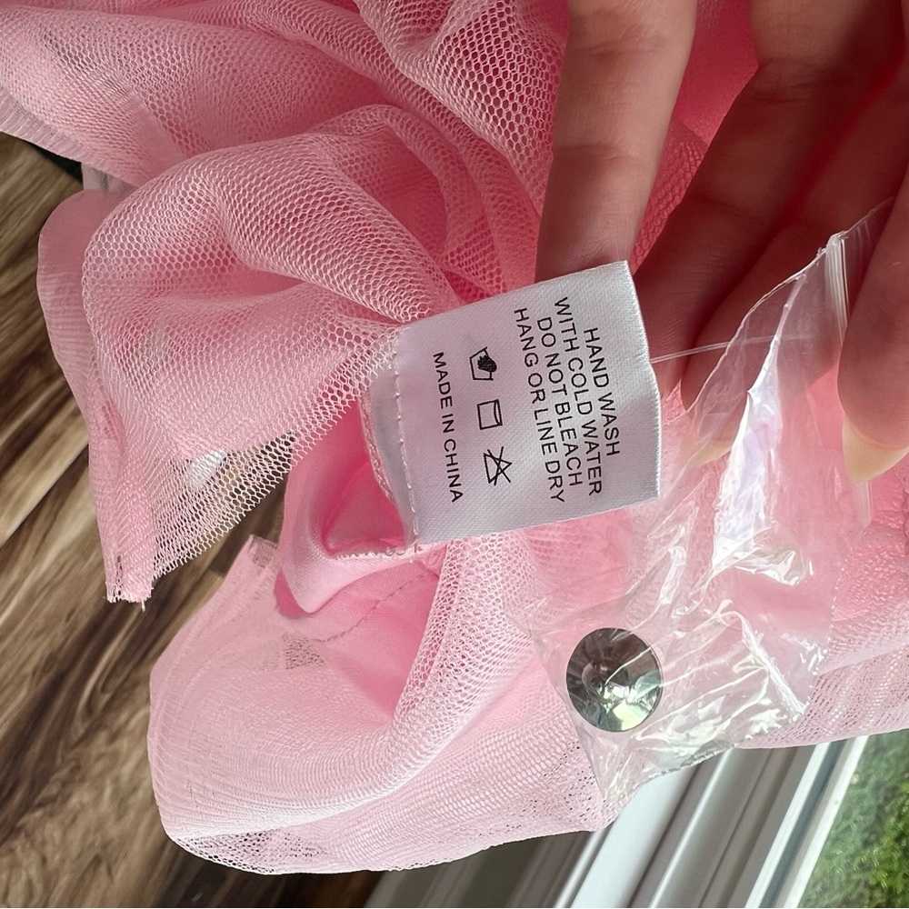 Red Dress Boutique Pink Tulle Mini Dress - Picture 6 of 6